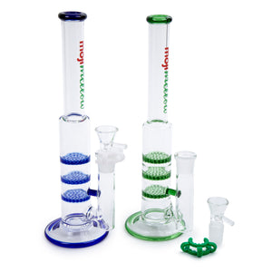 11" Glass Water Pipe, Stem-less